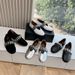 Women's Plus Size Flat Slip-On Mary Jane Shoes New Style Elastic Band Ballet Flats With Metal Buckle_vogvips.com