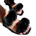 Women’s Shoes Fashion Fur Slippers Flat Bottomed Outer Wear Large Size Square Head Fur Sneakers_vogvips.com