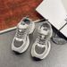 2025 Spring Summer New Korean Style Trendy Thick-Soled Dad Simple Sport Women' Comfortable Meh Breathable Caual_vogvips.com