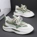 Summer Men's New Breathable Umbrella Cloth Men Korean Style Trendy Versatile Thick Sole Sneakers Casual Dad Shoes_vogvips.com