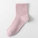 Women's Socks Summer Pure Cotton Socks Mid Tube Socks Boneless Seam Cotton Socks Sweat Absorbent Thin Spring And Autumn Breathable Women's Socks_vogvips.com