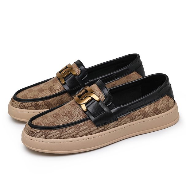 New Men's Light Luxury Fashion Casual Shoes, Driving Shoes, Breathable Comfort Loafers_vogvips.com