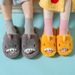 Bebealy Women Shark Slippers Plush Slippers Winter Fluffy Home Cloud Slippers Unisex Indoor Non-slip Warm Cotton Slippers_vogvips.com