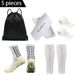 Professional Sports Training Set Non Slip Football Socks Shin Guards Calf Bandage Socks Drawstring Sports Backpack_vogvips.com