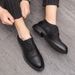 Euro Step Brogue Trendy Men's Casual Business Formal Leather Large Size Nightclub Wedding Shoes_vogvips.com