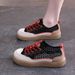 Korean-style Retro Sneakers For Women, 2026 Summer New Model, Versatile Soft-soled Lightweight Breathable Mesh White_vogvips.com