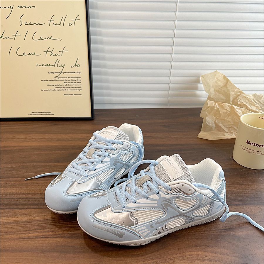 Classic Versatile Moonlight Mesh Breathable Racing Shoes, Original Design From Instagram, Casual Summer German Training_vogvips.com