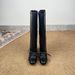 Chunky Heel Long For Women 2025 Autumn Winter New Design With Straps Over-the-Knee Slimming Wide Tube Slouch Round Toe_vogvips.com