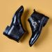 Men's leather alligator high top English top cowhide zipper leather boots_vogvips.com