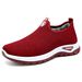 Women's Cotton New Style Fleece Lined Thickened Winter Slip-On Cross-Border Dropshipping Mom Shoes Versatile Non-Slip_vogvips.com