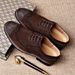 Euro Step Brogue Men's Versatile Autumn New British Style Casual Formal Suede Leather Shoes For Men_vogvips.com