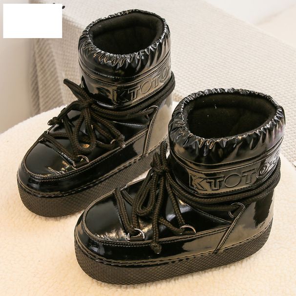 Winter ski short snow boots waterproof platform boots_vogvips.com