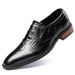 Dress Embossed Three-dimensional Crocodile Foot Casual Men's Shoes Elegant Banquet Pointed Leather Shoes_vogvips.com
