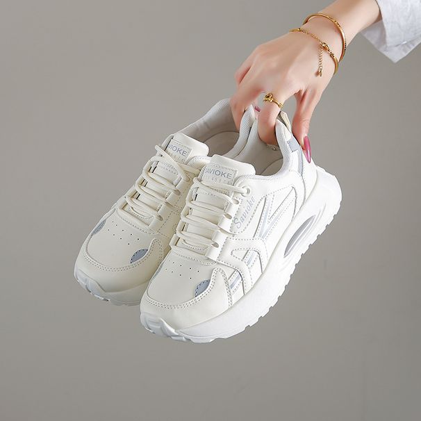 Little White Shoes Children Girls Students Leisure Sports Versatile Board Shoes Street Shooting_vogvips.com