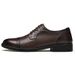 Euro Step Autumn New Top Layer Cowhide Business Casual Soft Sole Men's Leather British Style Brogue Wedding Shoes_vogvips.com