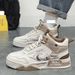 Men's Casual High-Top Sneakers With Round Toe, Breathable Mesh Lining & Durable Rubber Sole For Spring & Summer Wear_vogvips.com