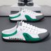 Winter Men's Shoes, Open-Toe Mesh Half-Insole Shoes 2026, Breathable Backless Slippers, Slip-On Lazy Clog Shoes_vogvips.com