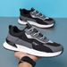 Spring New Breathable Mesh Forrest Gump Men's Korean Version Versatile Thick Soled Sports Casual Dad Trendy Shoes_vogvips.com