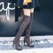 Suede Heel Long Plus Size 43 High Tube Autumn Winter New Over-the-Knee Stretch Boots_vogvips.com