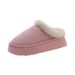 New Furry Slippers Women, Snow Shoes, Indoor And Outdoor Wear, Thick Sole, Home Warmth, Maternity Cotton Slippers, Hot_vogvips.com