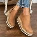 Women Ankle Boots Autumn Winter Short Boots New Autumn Winter And Bare Short Ch Elsea Thick Bottom Wedge Fashion Boots Plus Size Women Shoes_vogvips.com