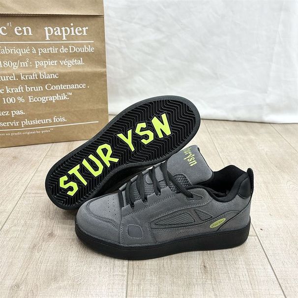 Women's Style Trendy Street Style Retro Loaf Shoes Casual Low Top Sneakers Harajuku Hong Kong Versatile Design_vogvips.com
