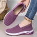 Shoes; Women's Plus Size Breathable Casual Solid Color Shoes; Mom Shoes_vogvips.com