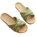 Bohemian Retro Style Linen Slippers, Summer Cool Indoor Slippers, Women's Slippers_vogvips.com