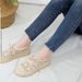 Soft Soled Forest Style Niche Mesh Shoes, Hollowed Out Breathable Cotton And Linen Sandals, Women's Thick Soles, Summer_vogvips.com