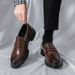 Large size carved business casual small leather British retro set feet dress shoes for men 38-46 yards_vogvips.com