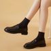 2026 New Genuine Leather Versatile JK Soft Sole Slip-On British Style Loafers Women's Shoes_vogvips.com