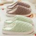 Women's Cotton Slippers 2025 New Autumn Winter Indoor Home Use Non-Slip Thick Sole Fleece Lined Couples Men_vogvips.com