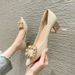Pumps New Pearl Diamond Buckle Pointed Toe Fashion High Heels Summer Designer Shoes Wedding Party Brand Woman Shoe_vogvips.com