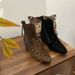 Women's 2025 Autumn/winter New Wedge Heel Dr. Martens Boots Leopard Print Ankle Boots_vogvips.com