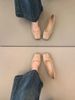 French-style Square-toed Flat Slimming And Gentle, Retro Low-cut Versatile Shoes, Comfortable Shoes Women For Commuting_vogvips.com