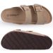 Shevalues Men Classic Leather Sandals Fashion Double Outdoor Beach Shoes Comfort Unisex Cork Footbed Slippers With Arch_vogvips.com