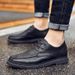 Euro Step Casual Spring Korean Loafers British Style Brogue Versatile Trendy Men's Small Leather Shoes_vogvips.com