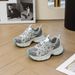 Chili Dad For Women 2025 Spring Autumn Winter Thick Sole Versatile Casual Sports Jogging Single With Fleece Mesh Trendy_vogvips.com