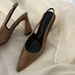 Super Slimming! French Green Pointed Toe High Heels With Skirt, Elegant Patent Leather Chunky Heel Closed-Toe Fairy_vogvips.com