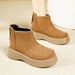 Winter Wool Soft Leather Thick Soled Martin Boots Women's Snow Boots Fur Integrated Women's Boots Short Boots_vogvips.com