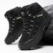 Hiking Shoes Men Boots High-Top Fashion Comfortable Durable Non-Slip Sole Lace-Up Camouflage Outdoor Men Shoes_vogvips.com