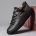 Euro Step New Men's Fashion Sneakers Korean Style Lace-up Trendy Casual Leather Shoes For Men_vogvips.com