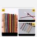 Shoe Accessories two color woven yellow brown brown big yellow boots Martin boots kick resistant round shoelace rope one pair_vogvips.com