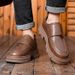 New Leather Spring Men's Shoes High-top Men's Heightening Tooling Martin Boots_vogvips.com