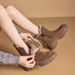 Snow 2025 New Winter Thick Warm Short Casual Fleece-Lined Outdoor Cotton Boots Genuine Leather High-Top Women's Shoes_vogvips.com