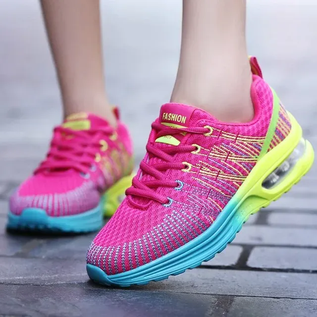 Running For Women Outdoor Elastic Jogging Sneakers Air Cushion Sports Shoes Tennis_vogvips.com