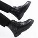 Men's Shoes Large Size Black Martin Boots Men's British Style Work Boots Outdoor Trendy Shoes Mid Cut Leather Boots Men's Autumn Leisure_vogvips.com