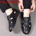 New In For Men Outdoor Beach Flats Breathable Normal Leather Casual Anti Slip Designer Replica Summer Sandals_vogvips.com