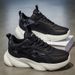 Men's 2025 New Autumn Versatile Breathable Casual White Height-Increasing Sneakers Youth Dad Trendy Shoes_vogvips.com