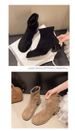 Slim Boot Lady Autumn/Winter New Square-toed Thick Mid-heel Boots With Back Zipper_vogvips.com